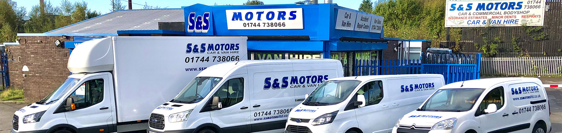 Welcome to S&S Motors Van Hire and Body Repair Shop